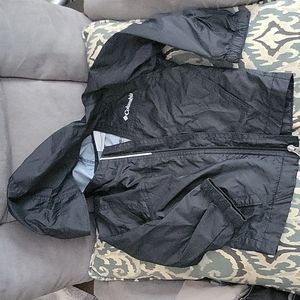 Columbia Kids black rain coat, Size 3T